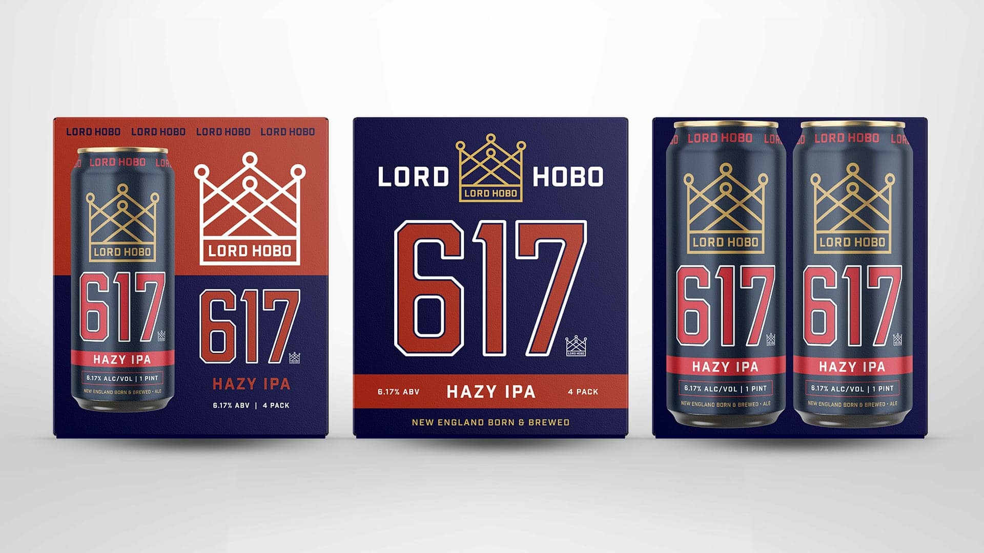 Lord Hobo Brewing 617 Packaging Design - Unsung Studio Branding
