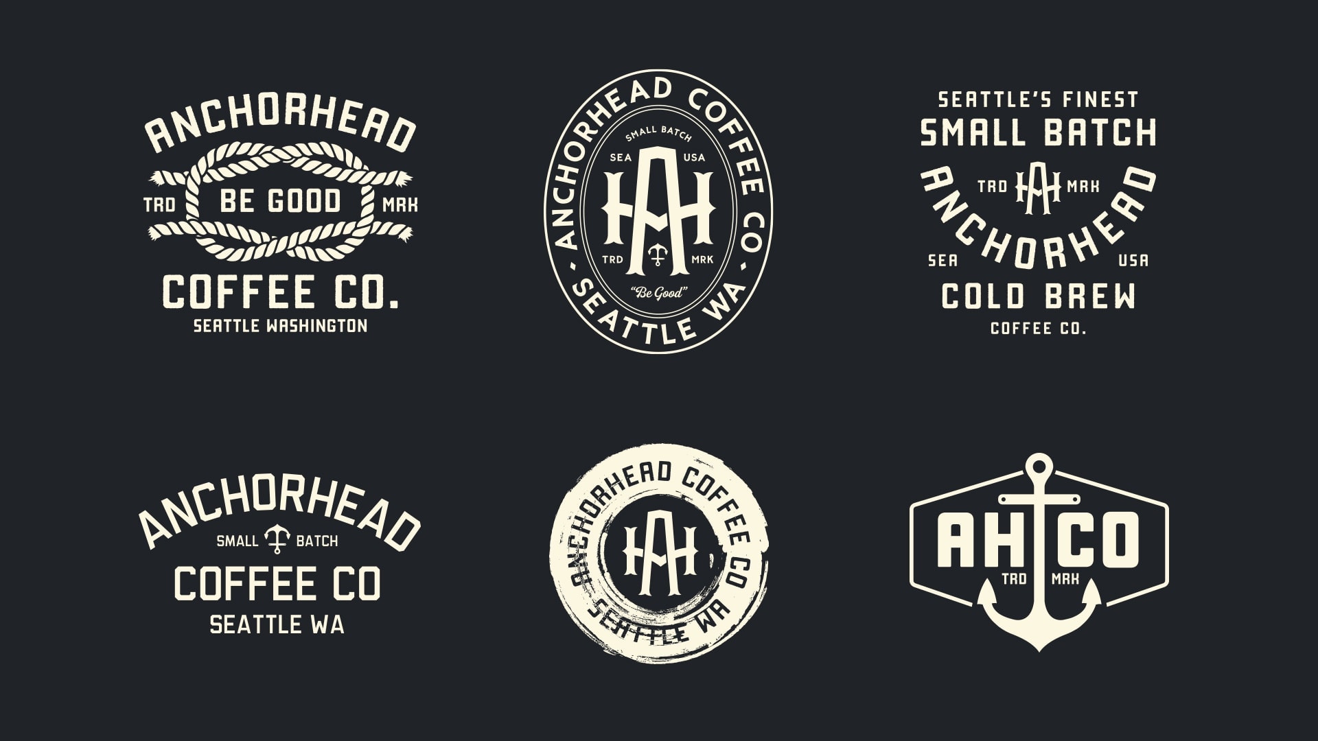 Anchorhead Coffee Shirt Designs - Unsung Studio Branding