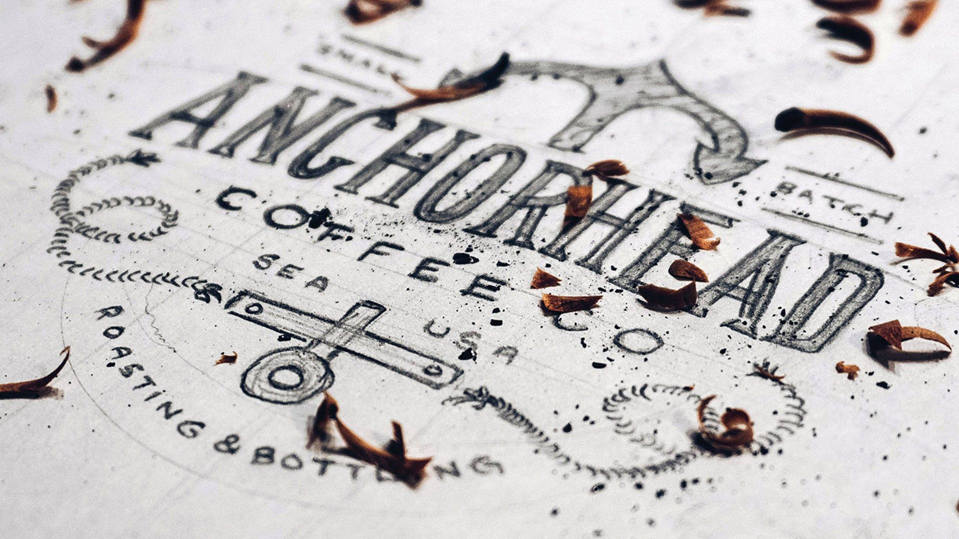 Anchorhead Coffee Seattle Logo - Unsung Studio Branding