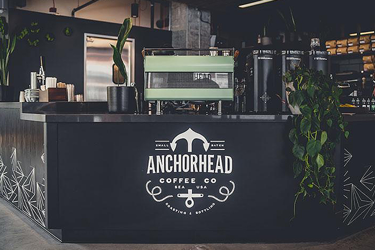 Anchorhead Coffee Counter Logo - Unsung Studio Branding