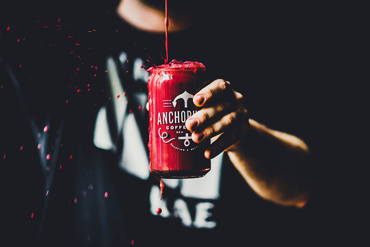 Anchorhead Coffee Cup Logo - Unsung Studio Branding