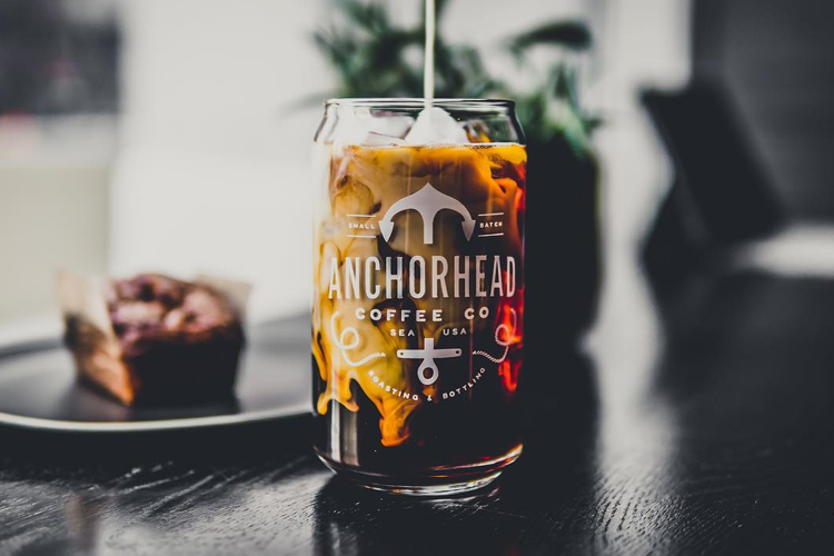 Anchorhead Coffee Cup Logo - Unsung Studio Branding