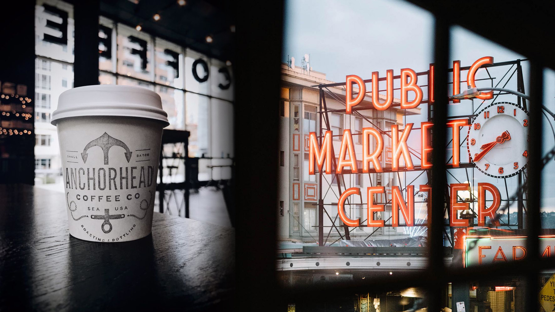 Anchorhead Coffee Seattle Pike Place Market - Unsung Studio Branding