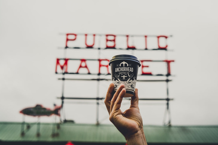 Anchorhead Coffee Seattle Pike Place Market - Unsung Studio Branding
