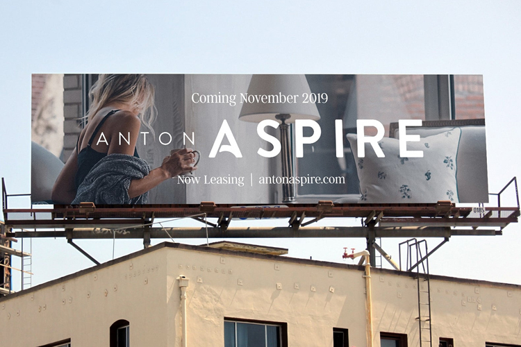 Anton Aspire Billboard - Unsung Studio Branding