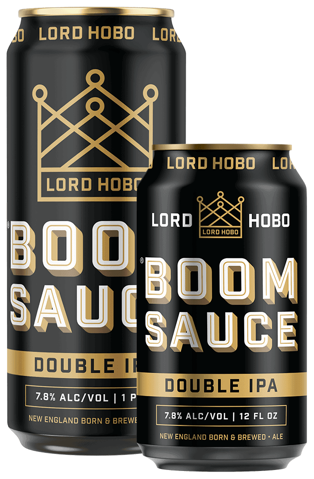 Lord Hobo Brewing Boomsauce Can Design - Unsung Studio Branding