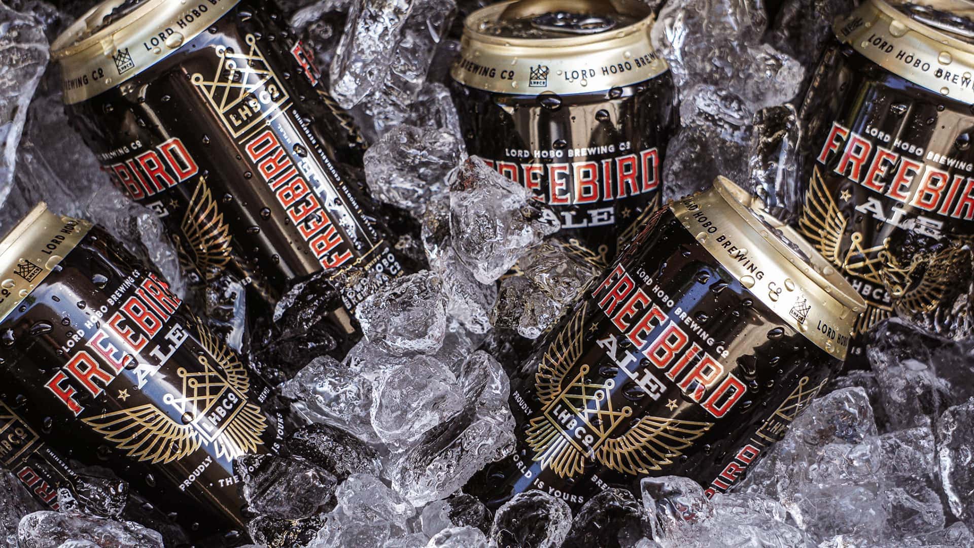 Lord Hobo Brewing Freebird Ale Can Design - Unsung Studio Branding