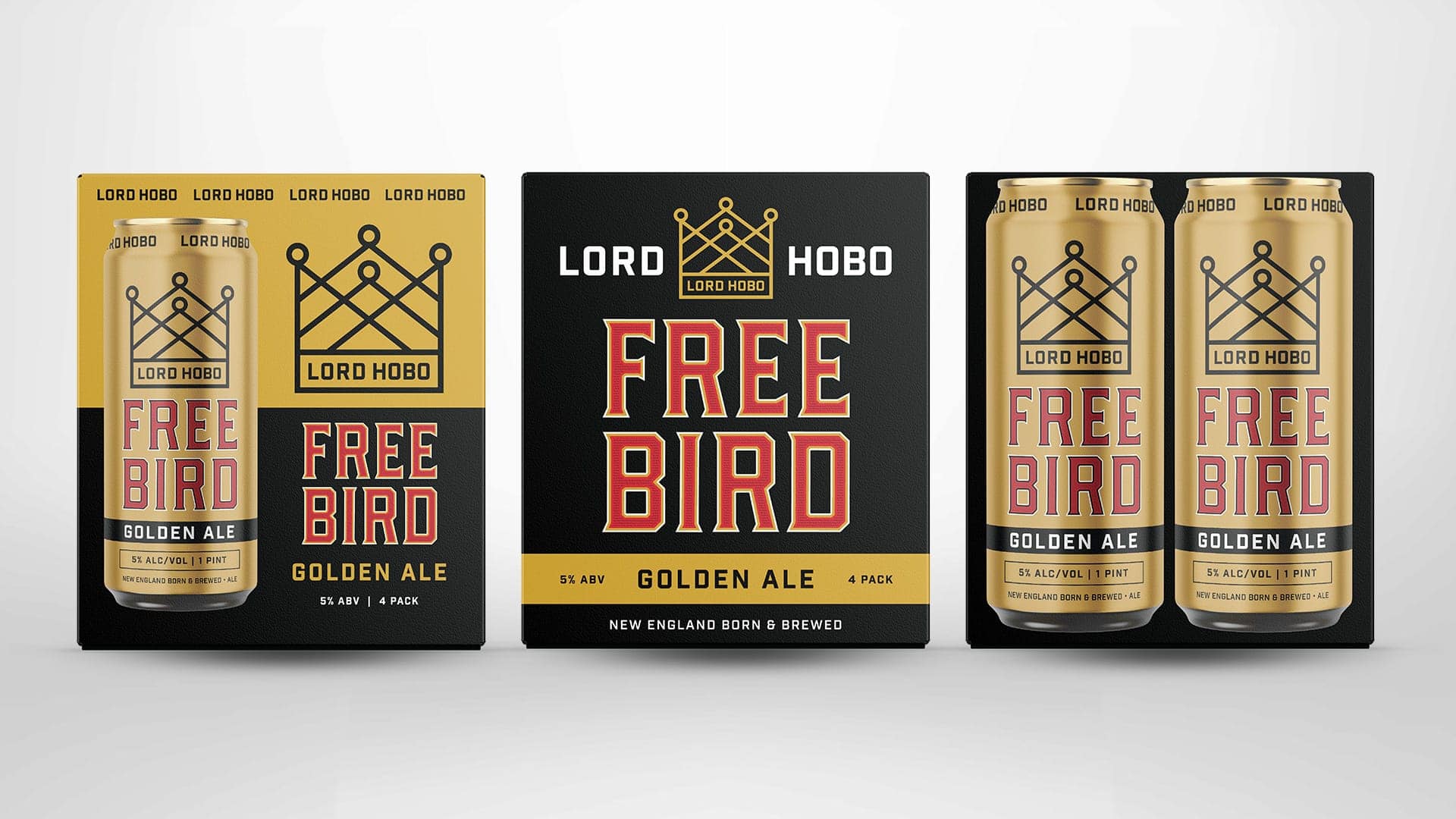 Lord Hobo Brewing Freebird Ale - Unsung Studio Branding