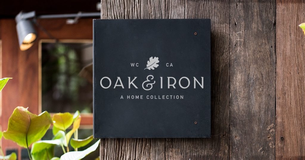 Oak & Iron Signage Concept - Unsung Studio Branding