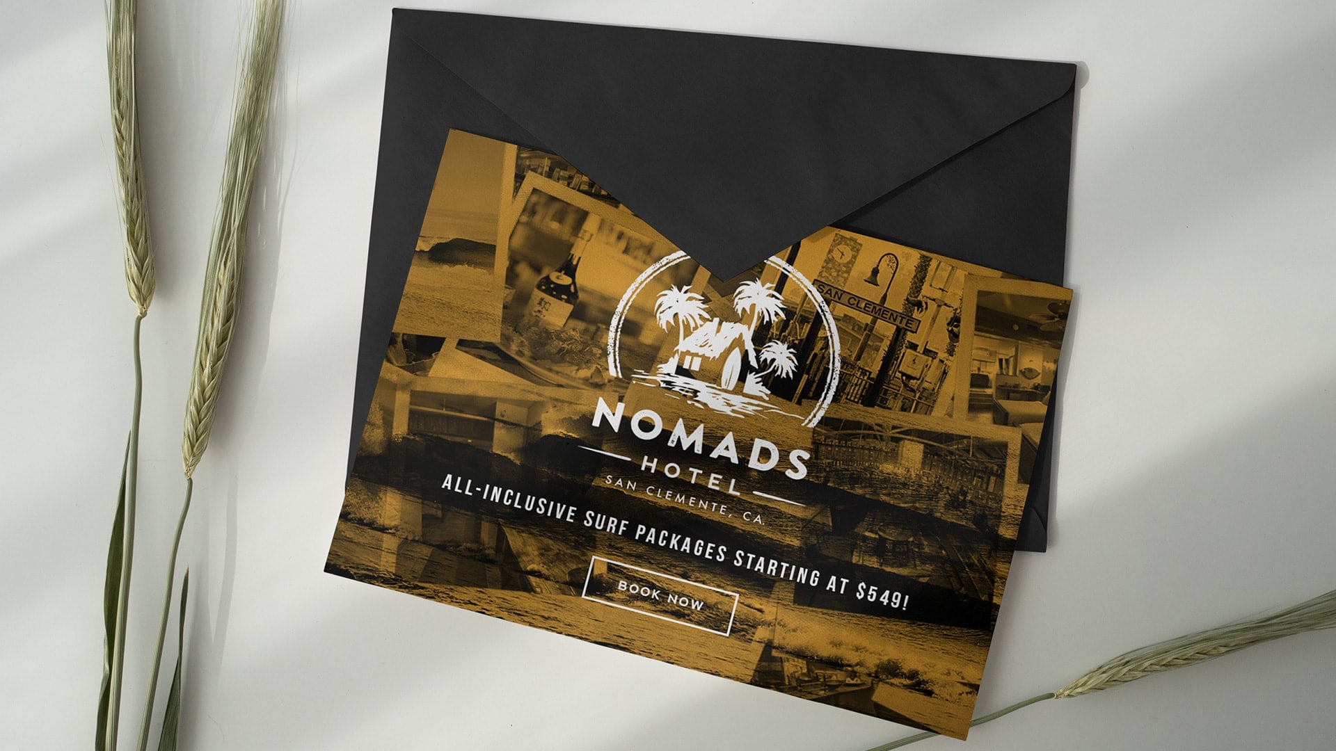 Nomads Hotel Postcard - Unsung Studio Branding