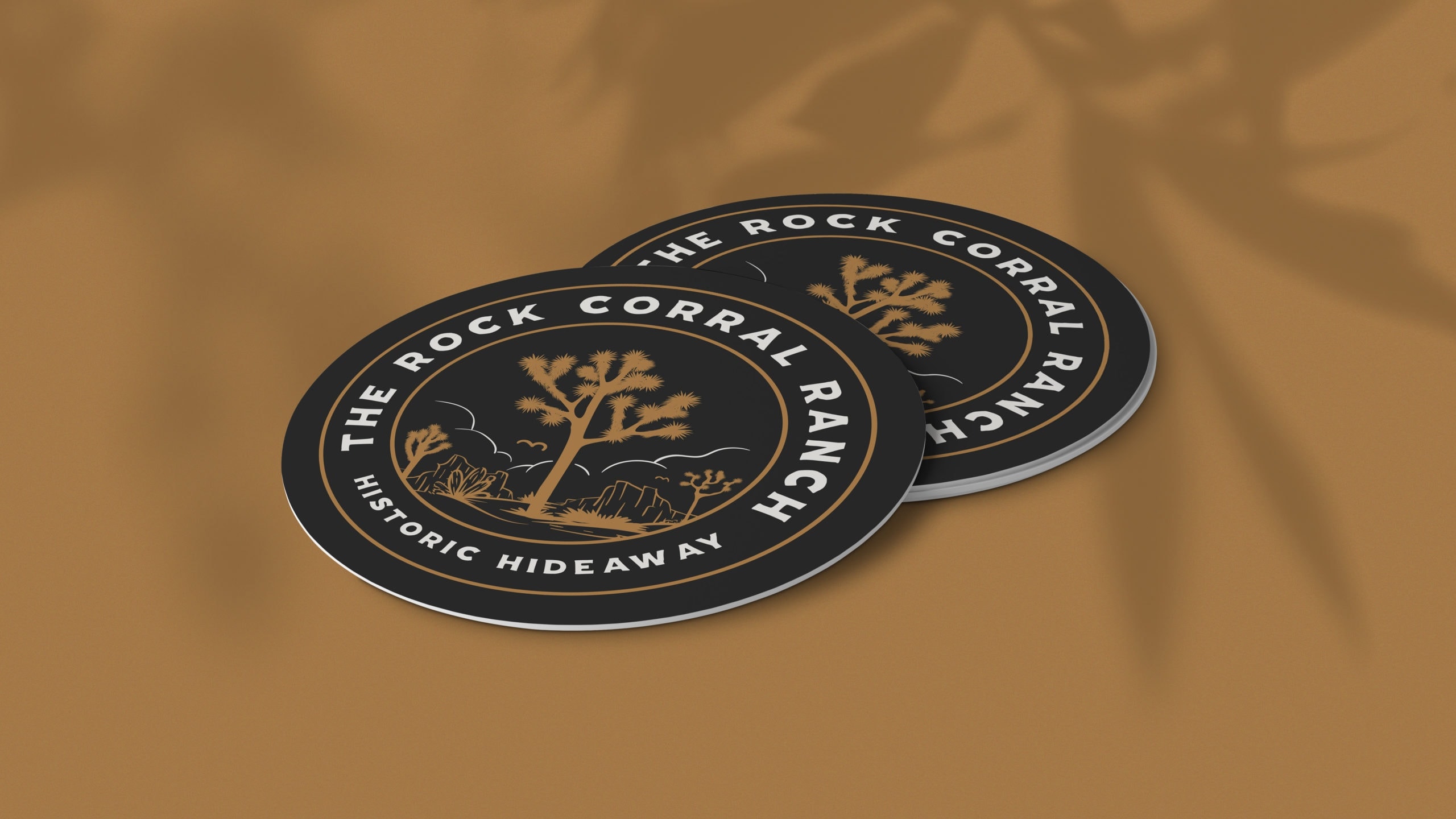 The Rock Corral Coasters - Unsung Studio Branding