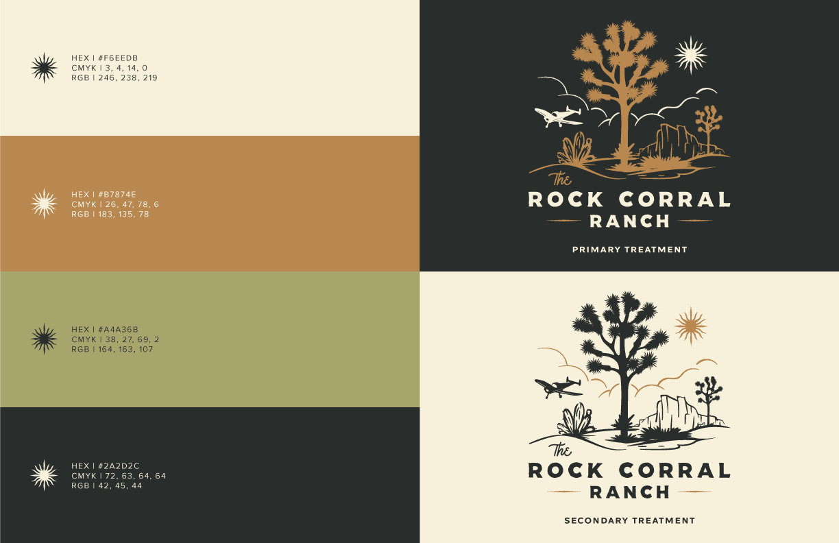 The Rock Corral Logo - Unsung Studio Branding