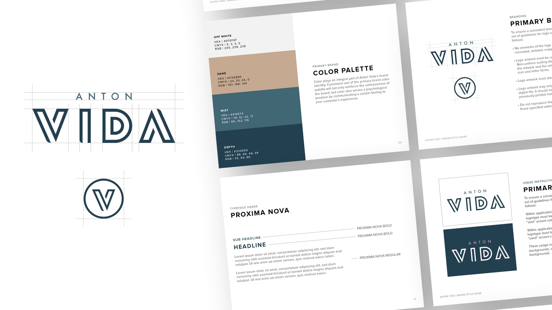 Anton Vida Logo Design - Unsung Studio Branding