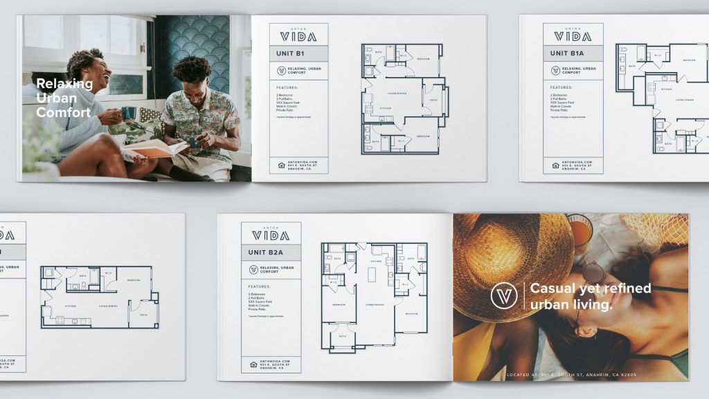 Anton Vida Floor Plans - Unsung Studio Branding