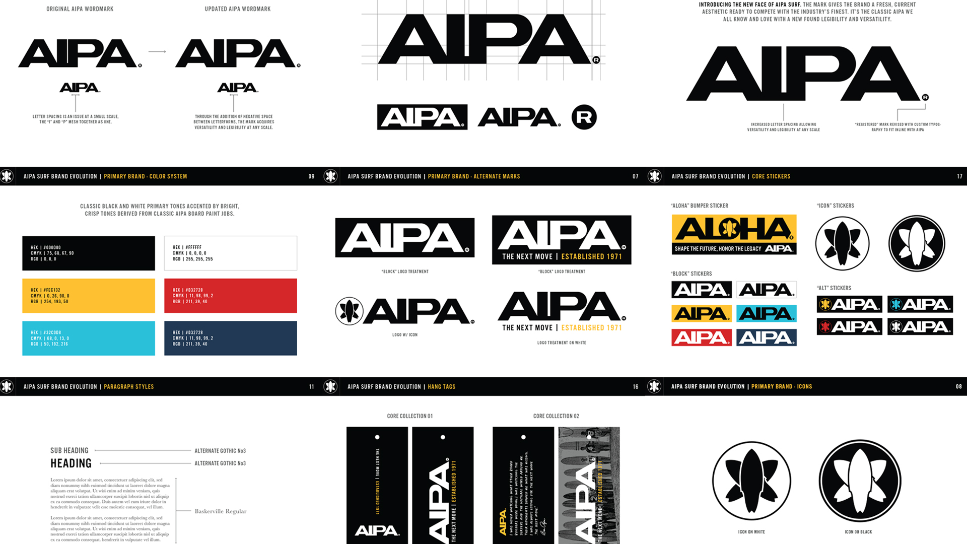 Aipa Surf Logo - Unsung Studio Branding