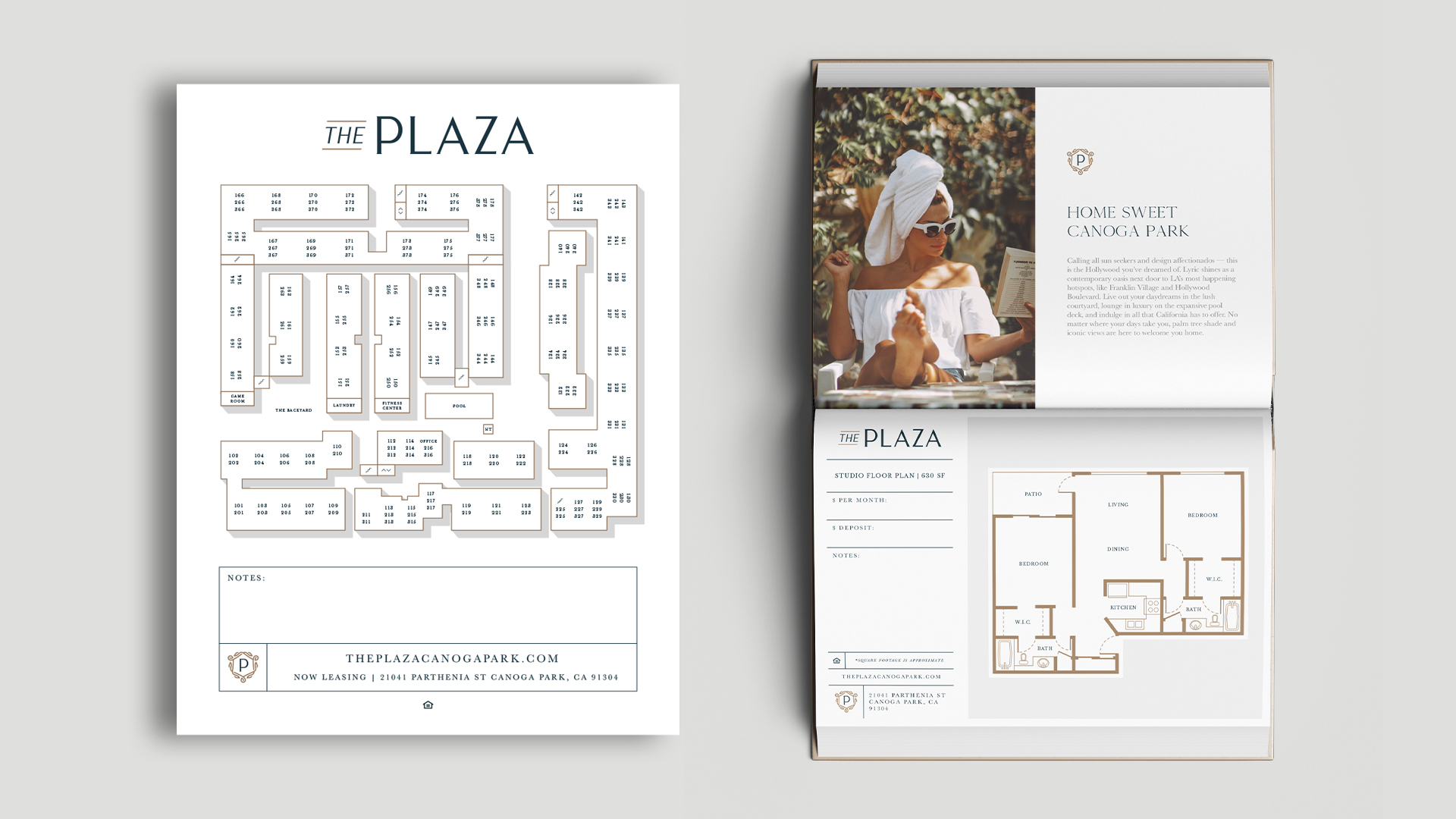 The Plaza Raintree Partners Brochure - Unsung Studio Branding