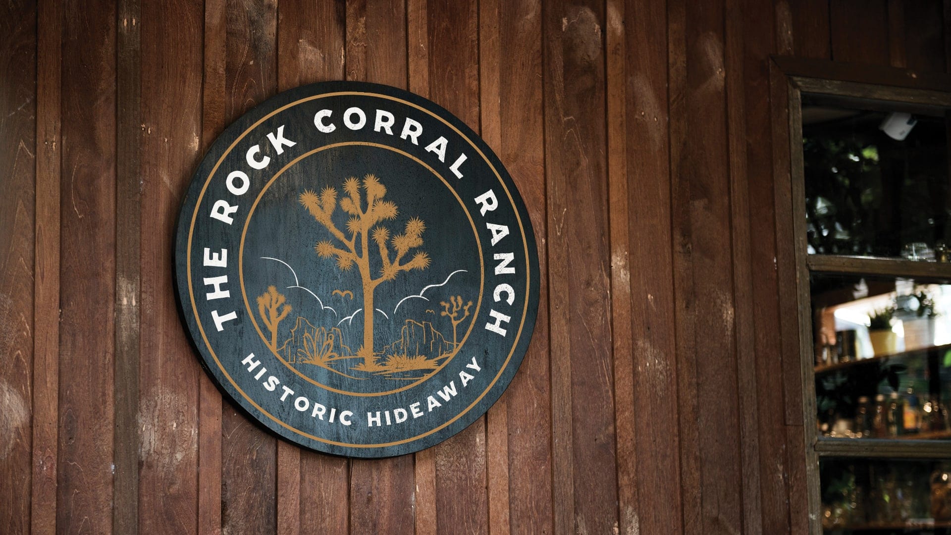 The Rock Corral Ranch Sign - Unsung Studio Branding