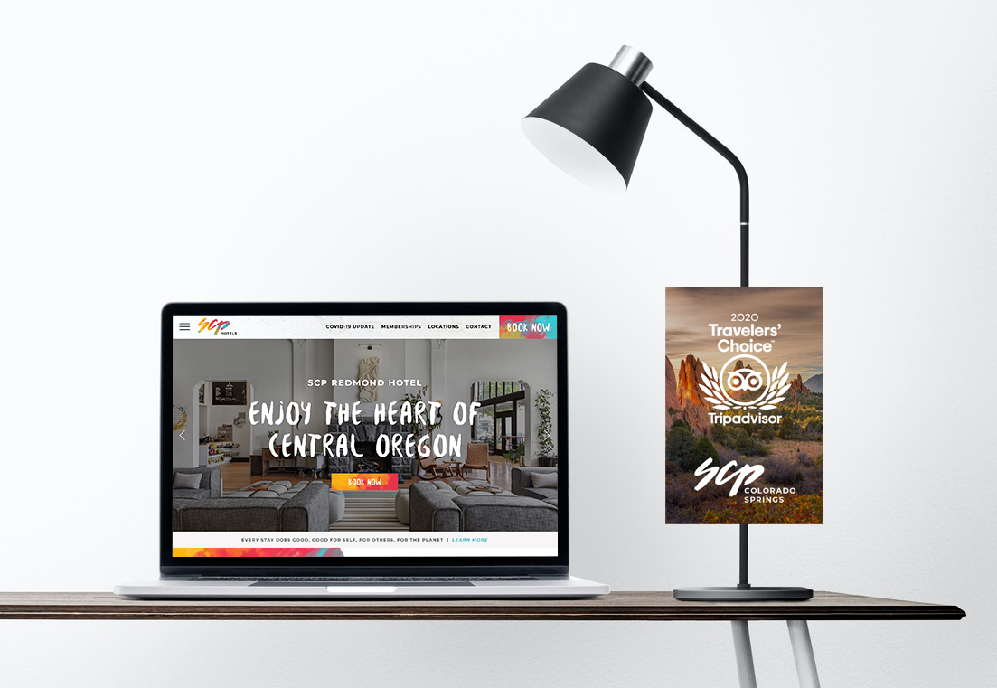 SCP Hotel Website Design - Unsung Studio Web Design
