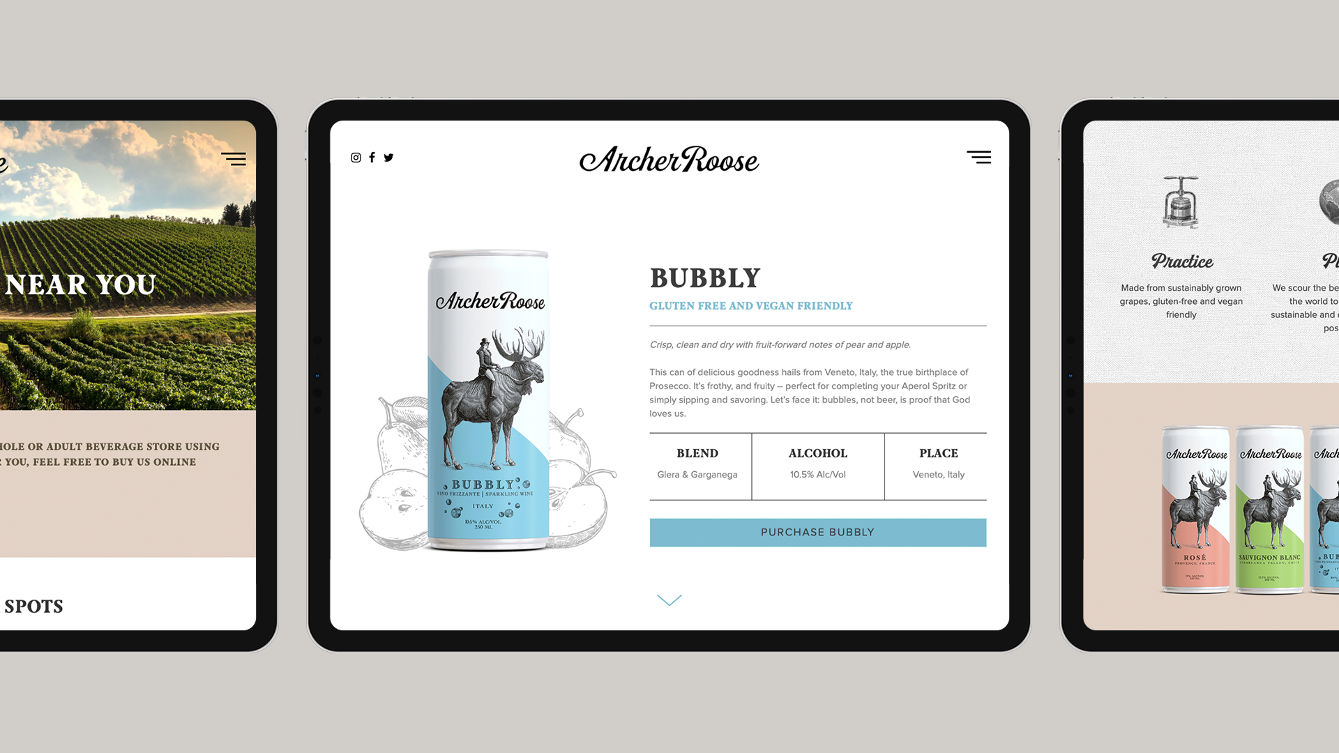 Archer Roose Website Design - Unsung Studio Website Design